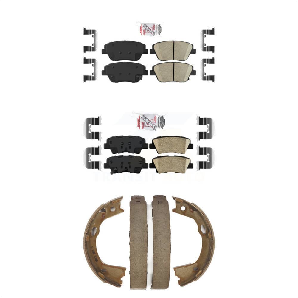 Transit Auto - KNN-100468 - Front and Rear Disc Brake Pad Kits