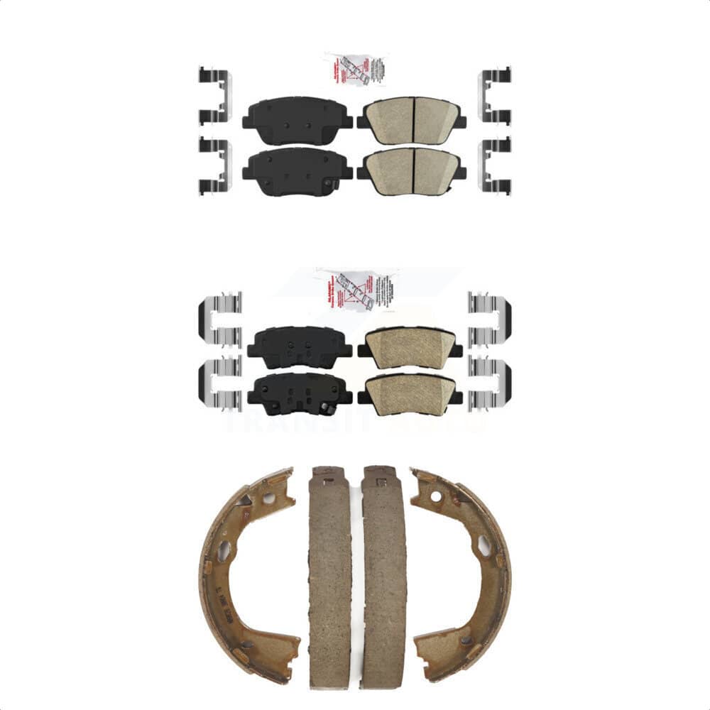 Transit Auto - KNN-100470 - Front and Rear Disc Brake Pad Kits
