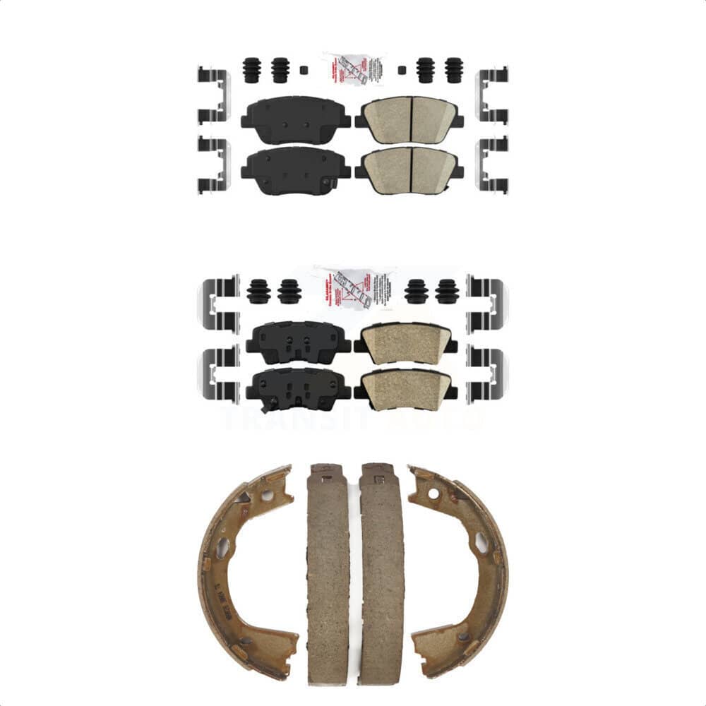 Transit Auto - KNN-100475 - Front and Rear Disc Brake Pad Kits