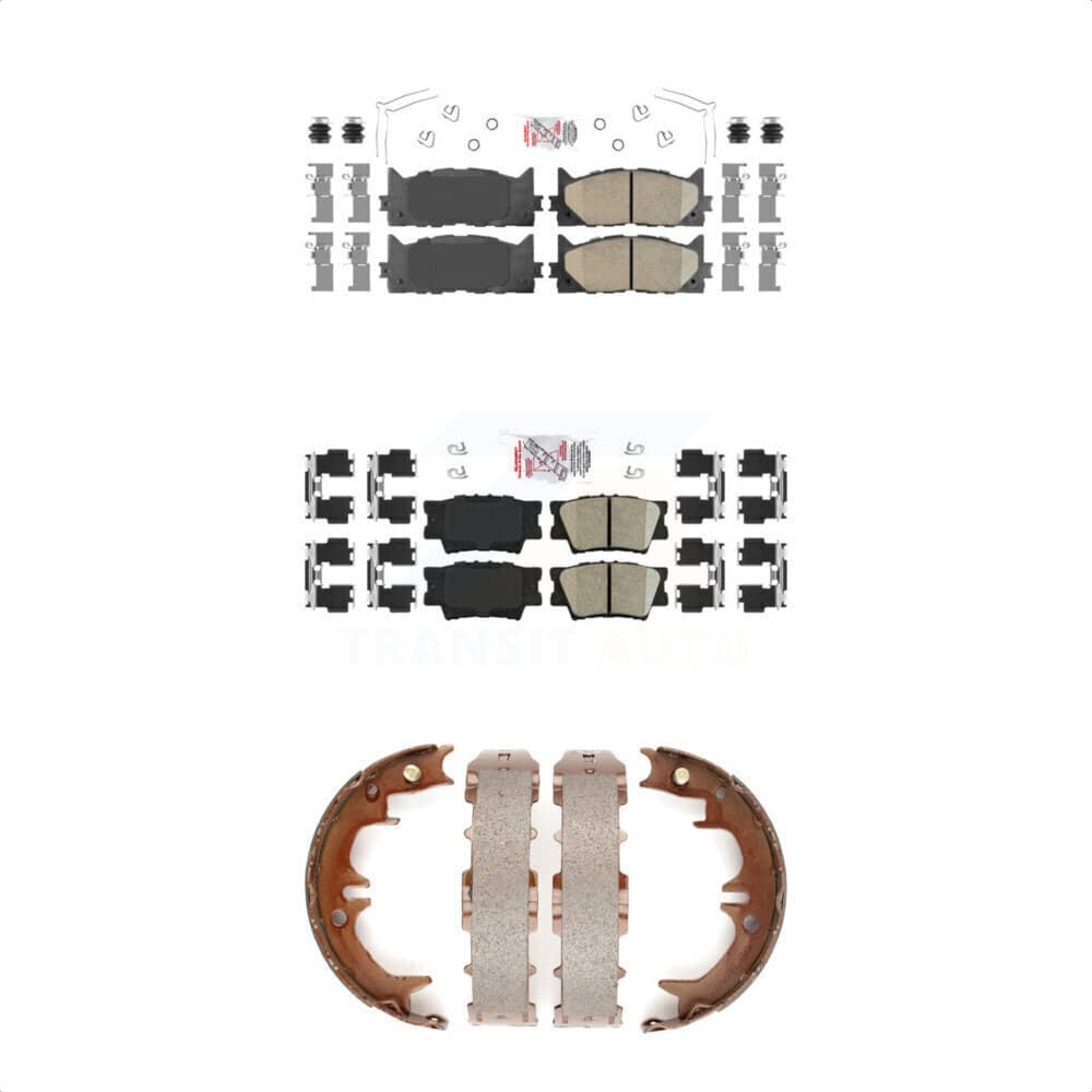 Transit Auto - KNN-100478 - Front and Rear Disc Brake Pad Kits