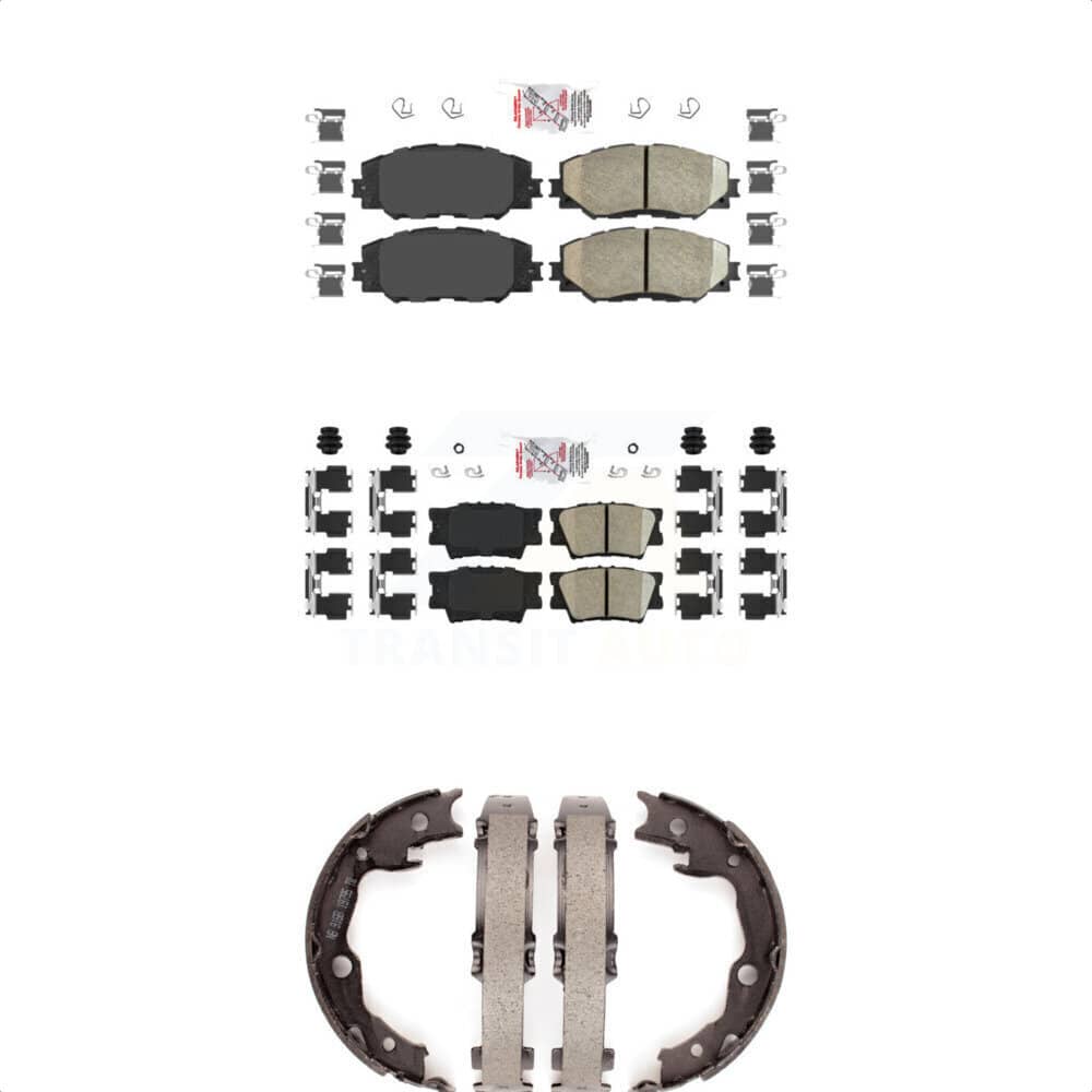 Transit Auto - KNN-100485 - Front and Rear Disc Brake Pad Kits