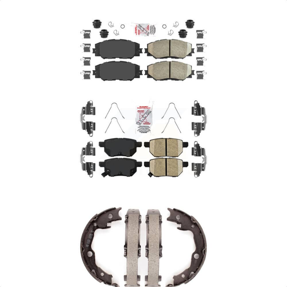 Transit Auto - KNN-100492 - Front and Rear Disc Brake Pad Kits