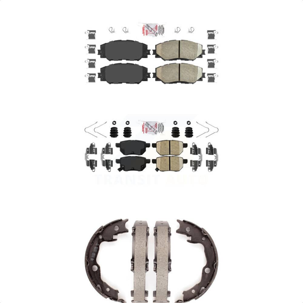 Transit Auto - KNN-100497 - Front and Rear Disc Brake Pad Kits