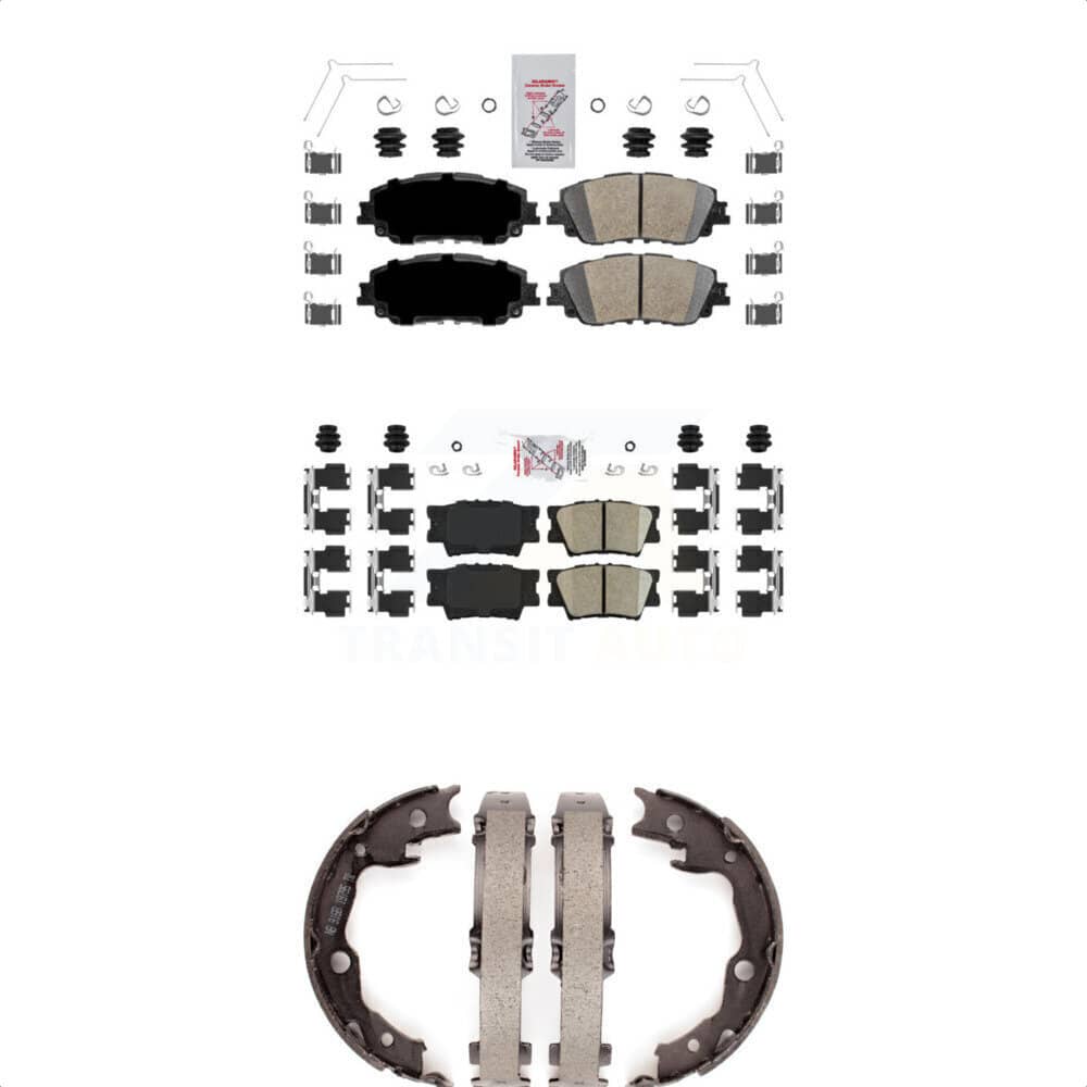Transit Auto - KNN-100500 - Front and Rear Disc Brake Pad Kits