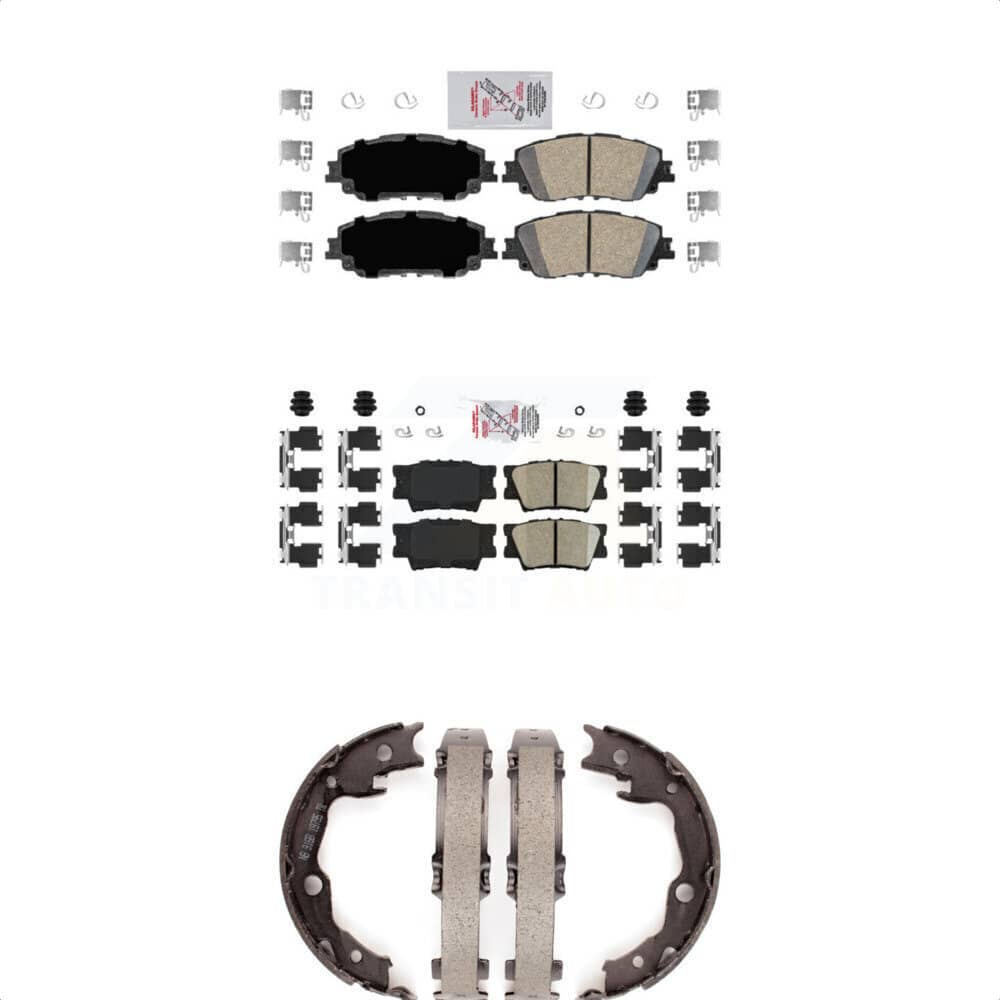 Transit Auto - KNN-100501 - Front and Rear Disc Brake Pad Kits