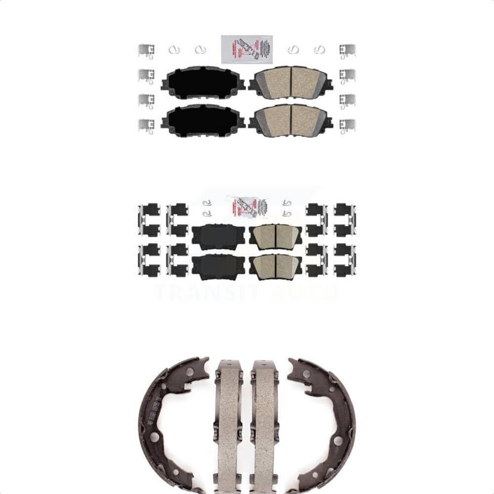 Transit Auto - KNN-100505 - Front and Rear Disc Brake Pad Kits