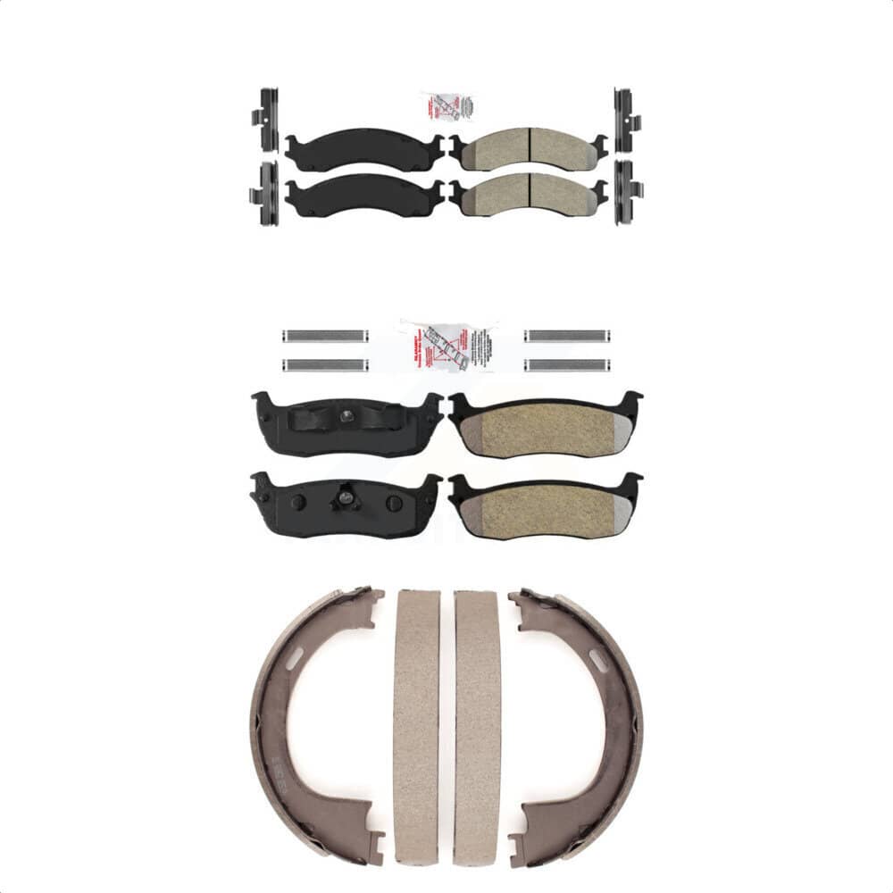 Transit Auto - KNN-100526 - Front and Rear Disc Brake Pad Kits