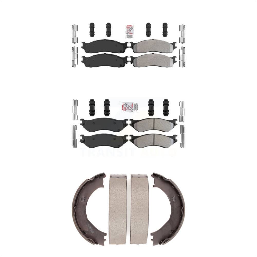 Transit Auto - KNN-100531 - Front and Rear Disc Brake Pad Kits