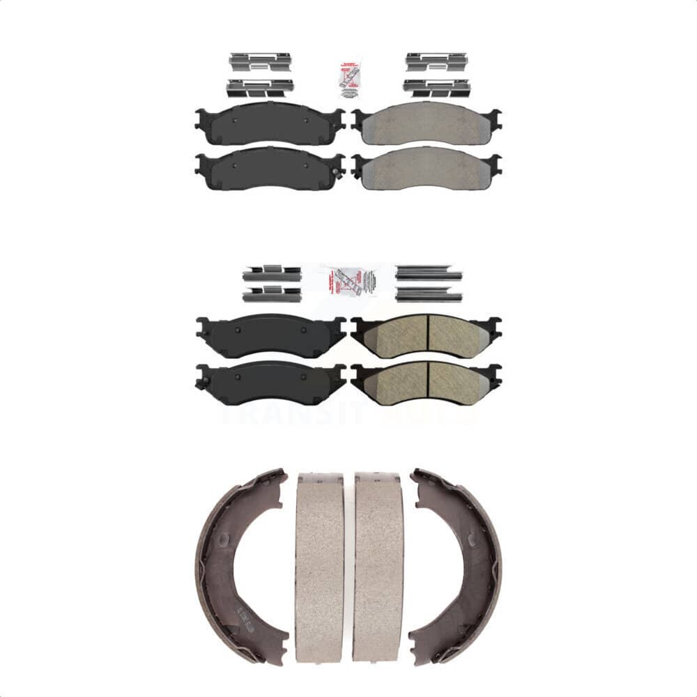 Transit Auto - KNN-100532 - Front and Rear Disc Brake Pad Kits
