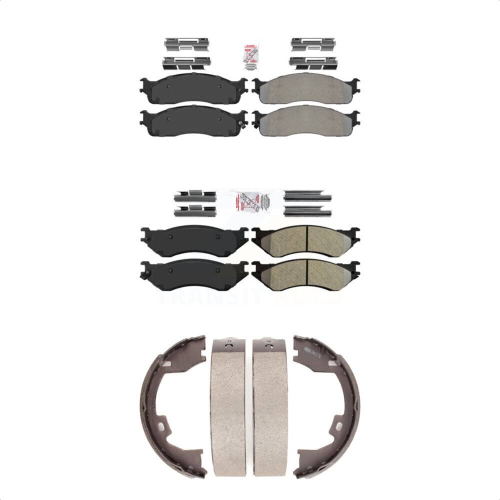 Transit Auto - KNN-100538 - Front and Rear Disc Brake Pad Kits