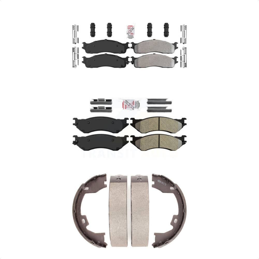 Transit Auto - KNN-100539 - Front and Rear Disc Brake Pad Kits