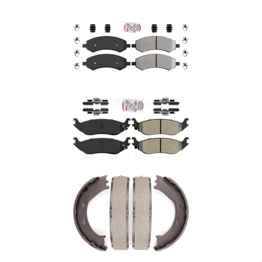 Transit Auto - KNN-100540 - Front and Rear Disc Brake Pad Kits