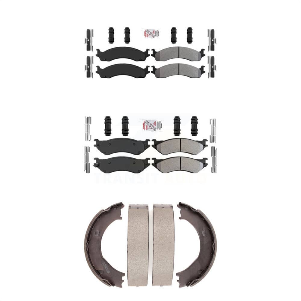 Transit Auto - KNN-100555 - Front and Rear Disc Brake Pad Kits