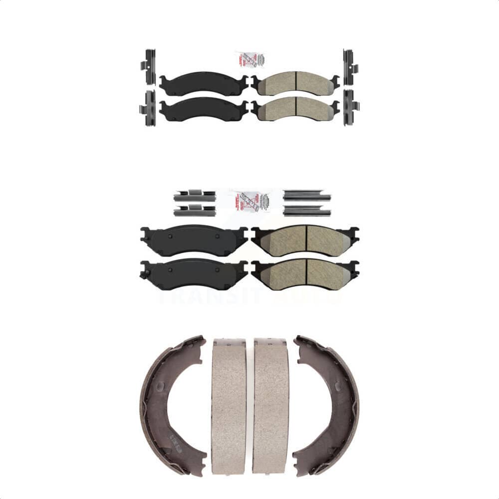 Transit Auto - KNN-100556 - Front and Rear Disc Brake Pad Kits
