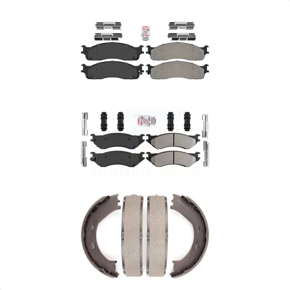 Transit Auto - KNN-100558 - Front and Rear Disc Brake Pad Kits