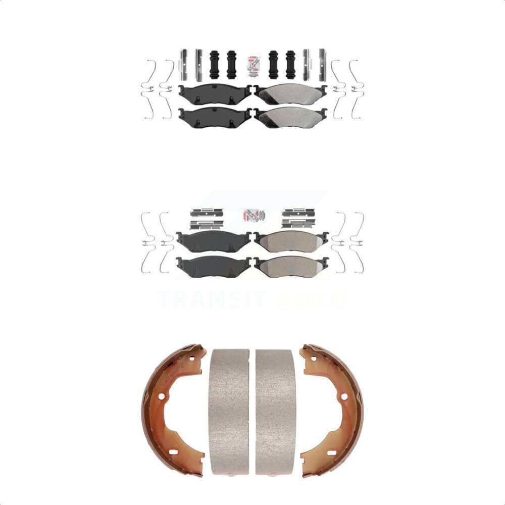 Transit Auto - KNN-100566 - Front and Rear Disc Brake Pad Kits