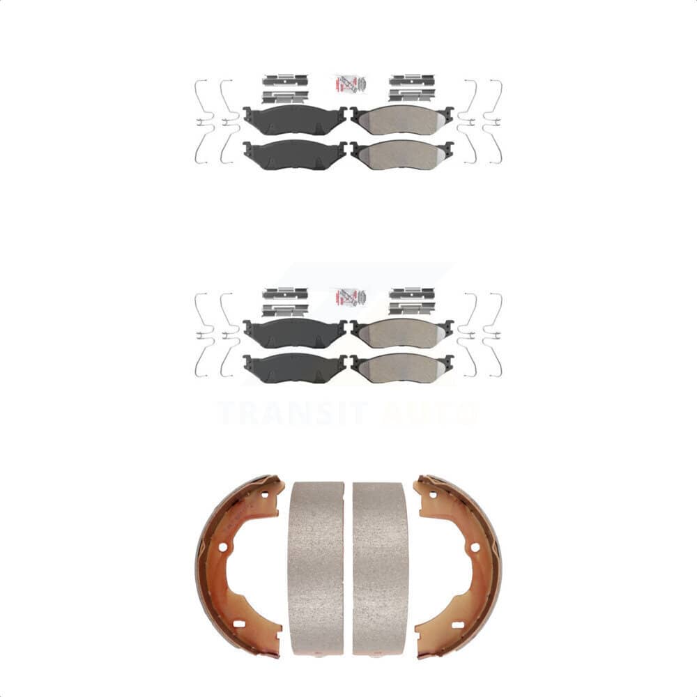 Transit Auto - KNN-100567 - Front and Rear Disc Brake Pad Kits