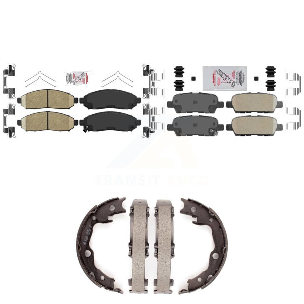 Transit Auto - KNN-100577 - Front and Rear Disc Brake Pad Kits