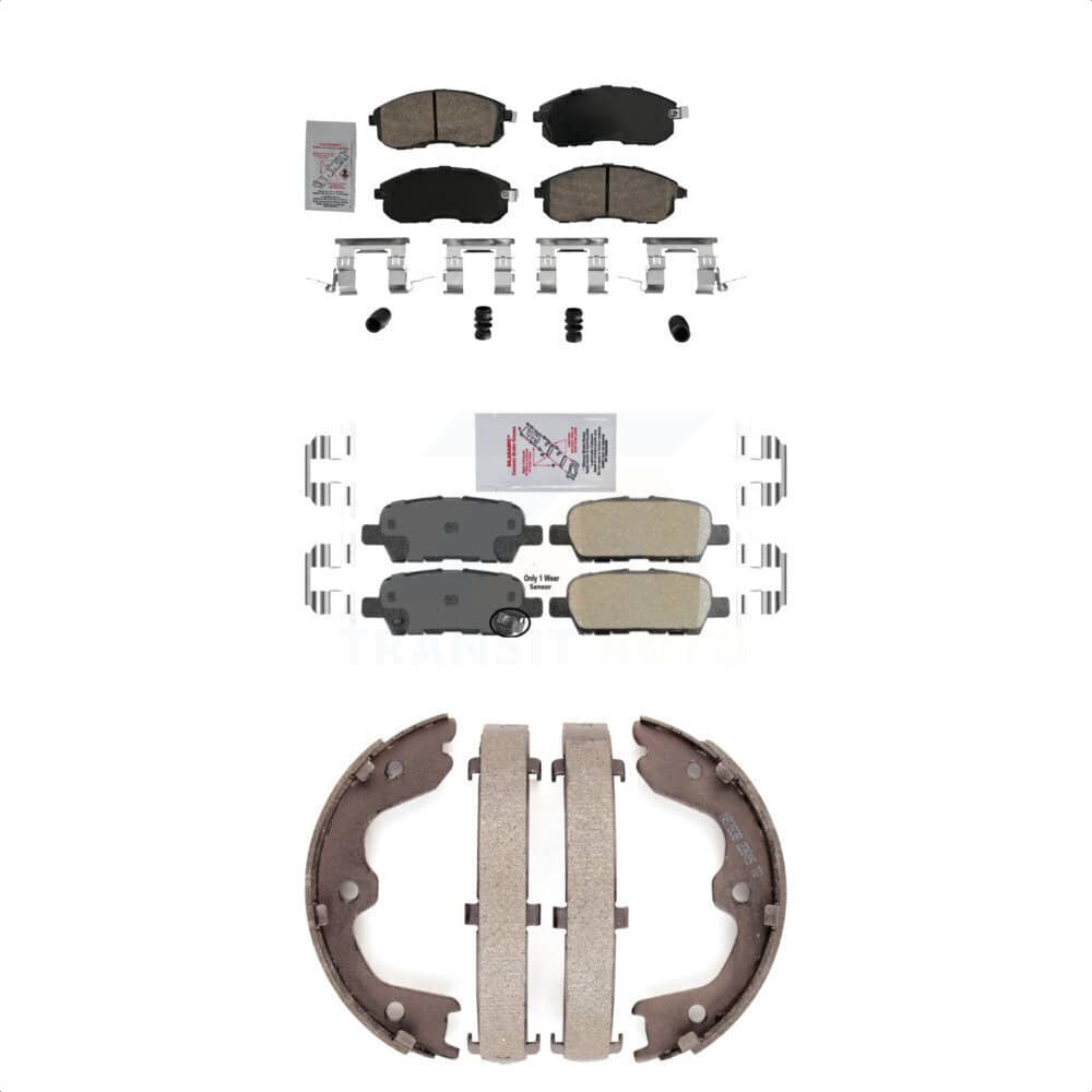 Transit Auto - KNN-100601 - Front and Rear Disc Brake Pad Kits