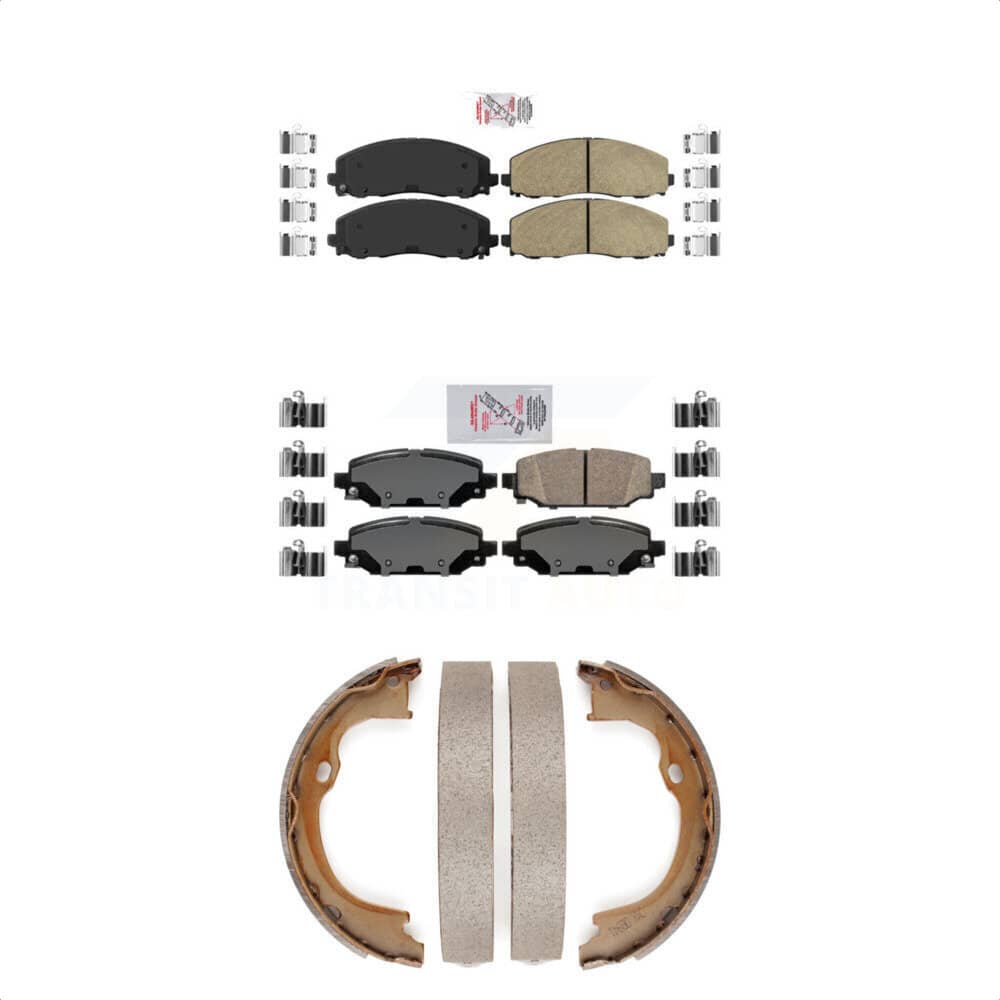Transit Auto - KNN-100624 - Front and Rear Disc Brake Pad Kits