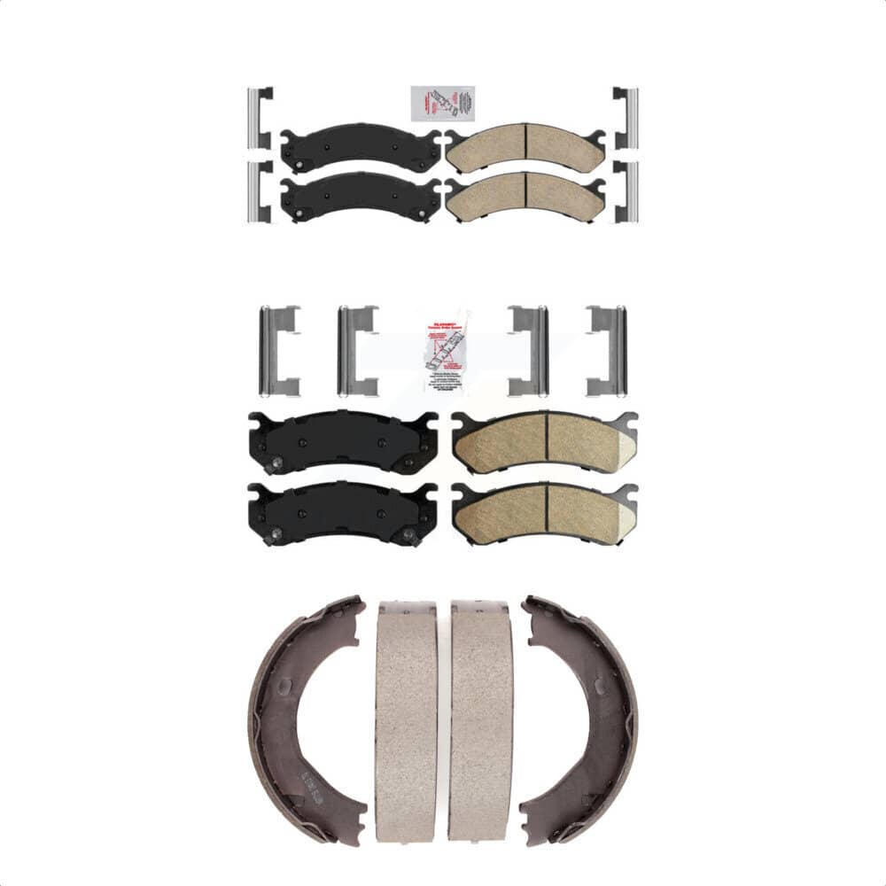 Transit Auto - KNN-100632 - Front and Rear Disc Brake Pad Kits