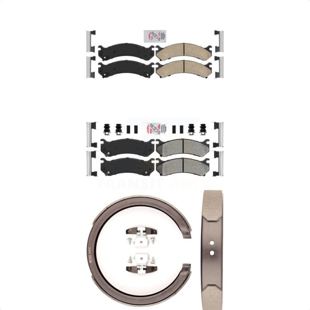 Transit Auto - KNN-100642 - Front and Rear Disc Brake Pad Kits