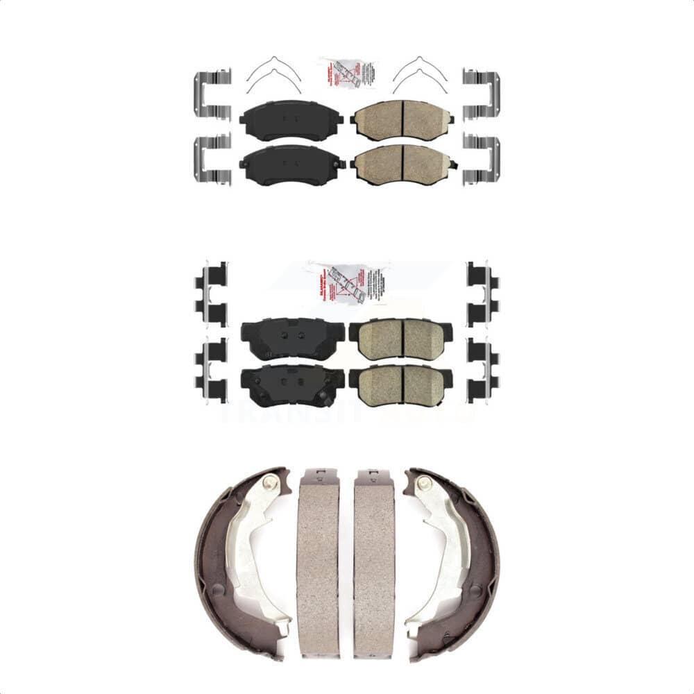 Transit Auto - KNN-100646 - Front and Rear Disc Brake Pad Kits