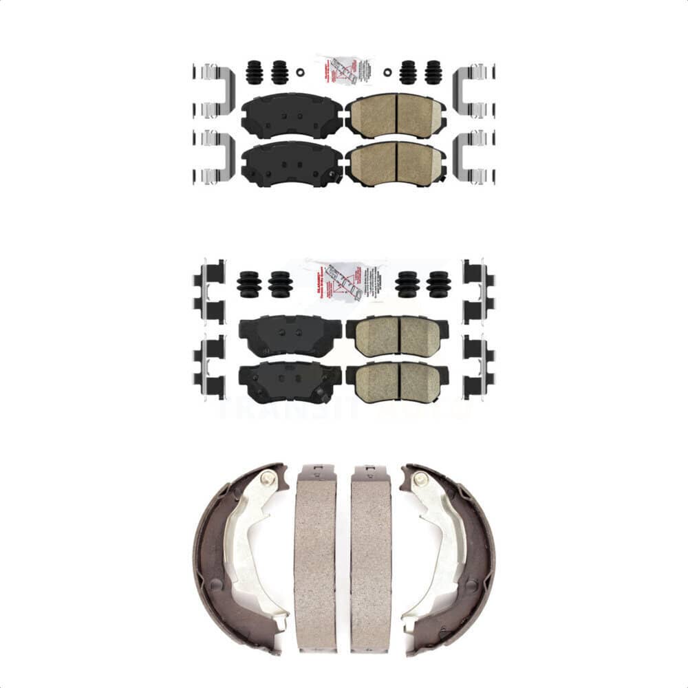 Transit Auto - KNN-100649 - Front and Rear Disc Brake Pad Kits