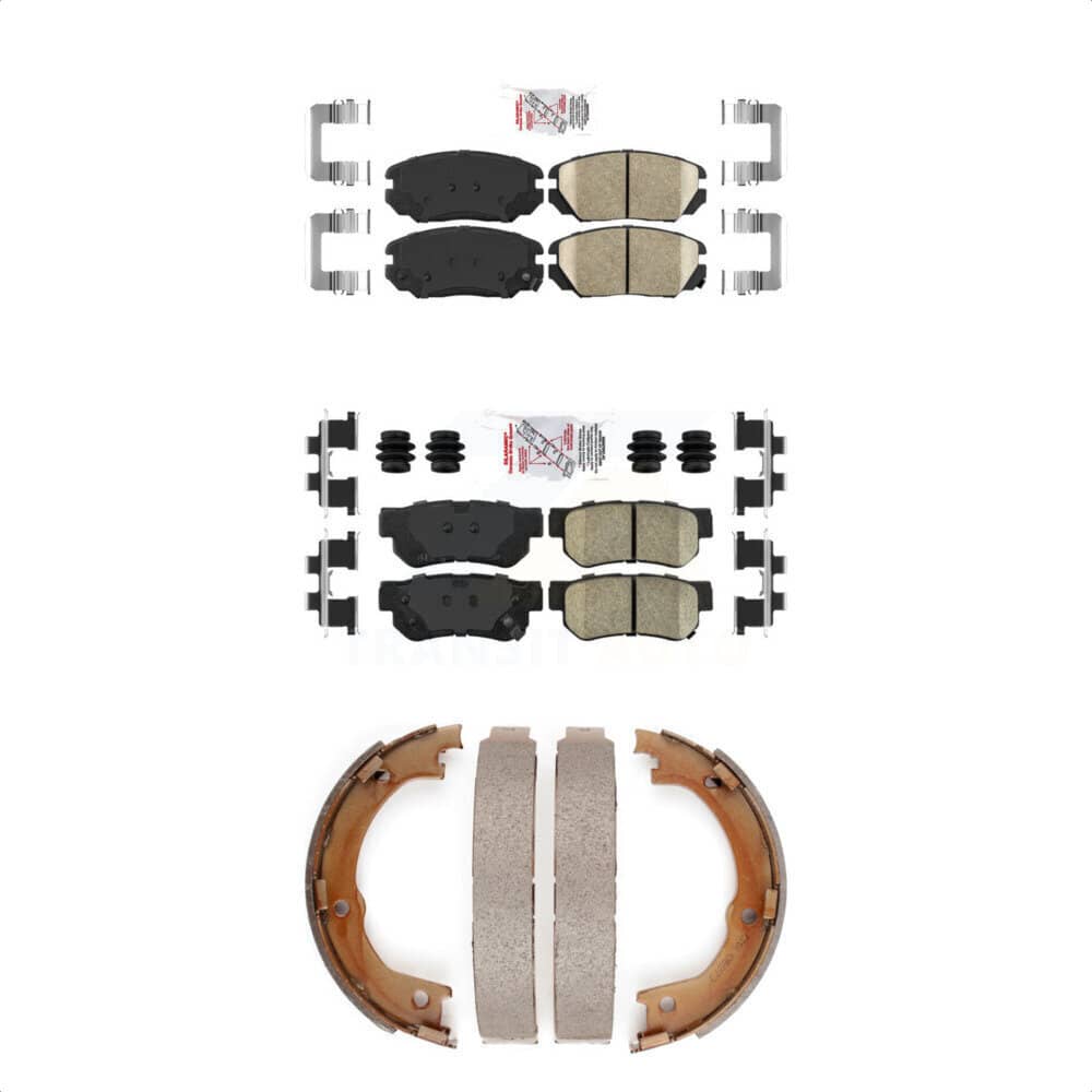 Transit Auto - KNN-100661 - Front and Rear Disc Brake Pad Kits