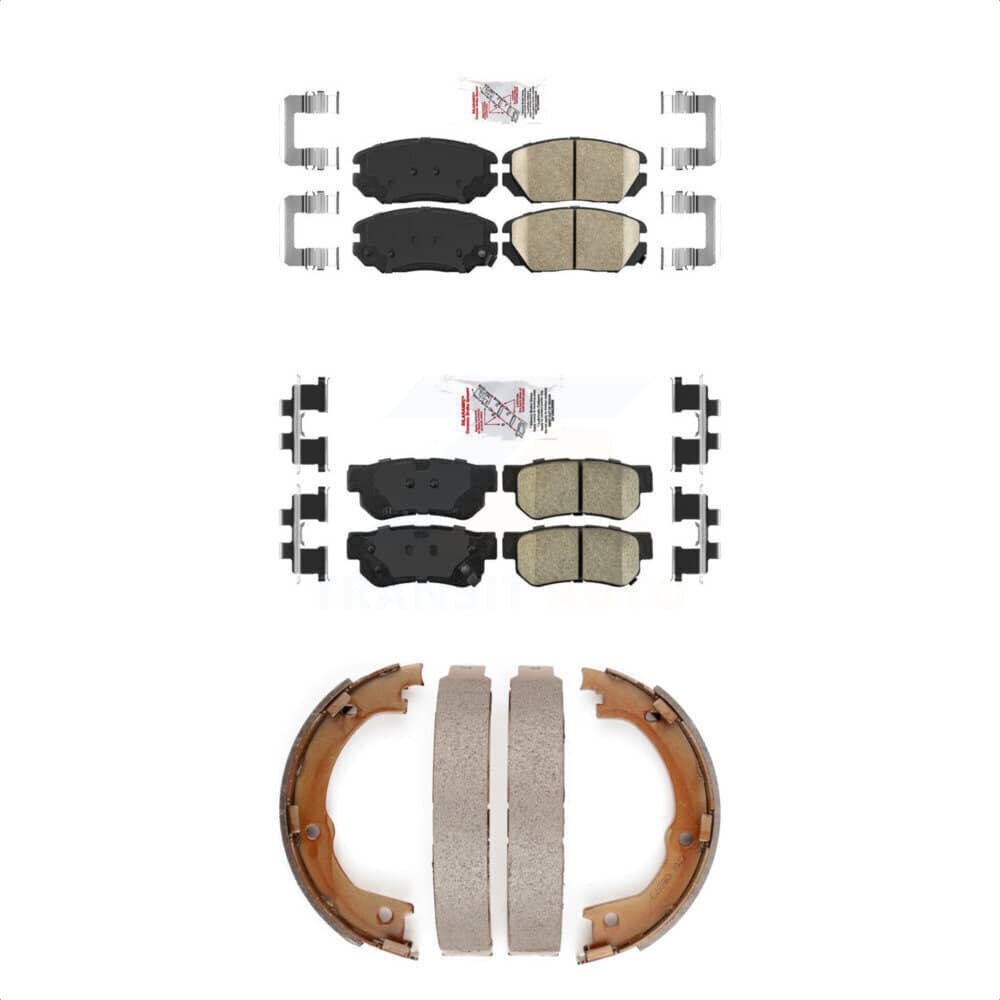 Transit Auto - KNN-100663 - Front and Rear Disc Brake Pad Kits