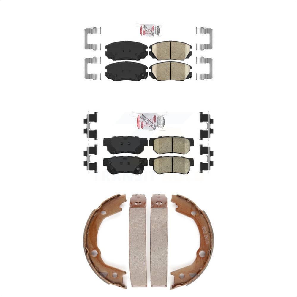 Transit Auto - KNN-100667 - Front and Rear Disc Brake Pad Kits