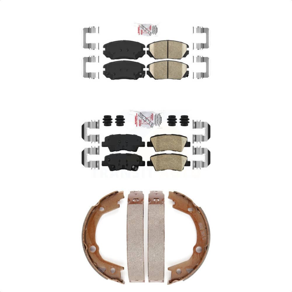 Transit Auto - KNN-100671 - Front and Rear Disc Brake Pad Kits