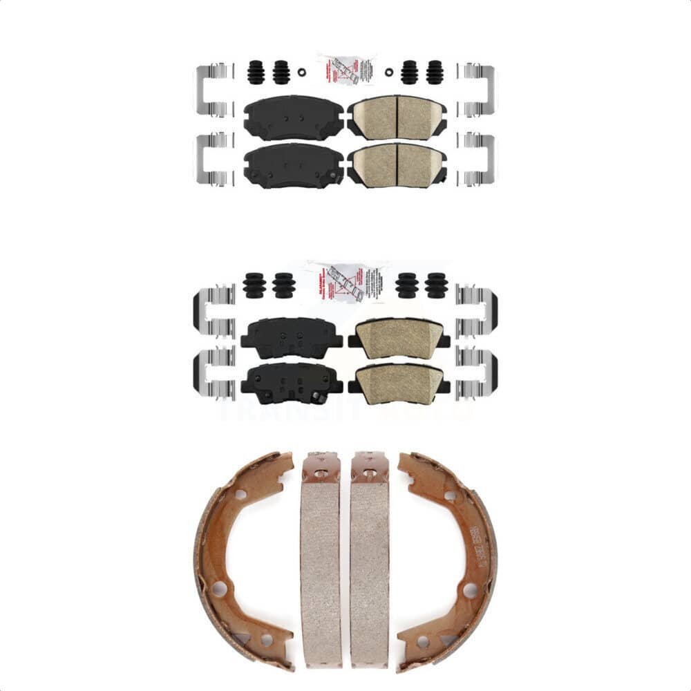 Transit Auto - KNN-100672 - Front and Rear Disc Brake Pad Kits
