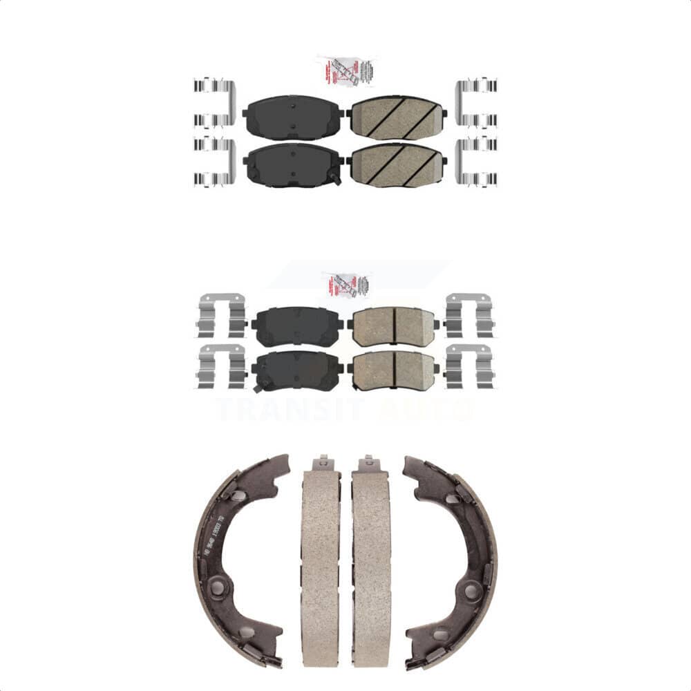 Transit Auto - KNN-100675 - Front and Rear Disc Brake Pad Kits