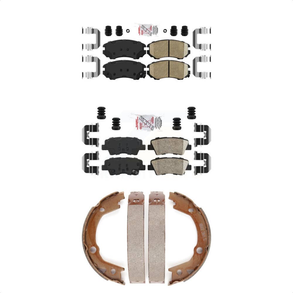 Transit Auto - KNN-100677 - Front and Rear Disc Brake Pad Kits