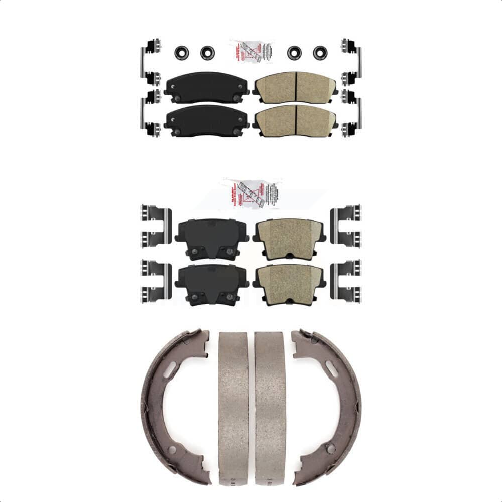 Transit Auto - KNN-100699 - Front and Rear Disc Brake Pad Kits