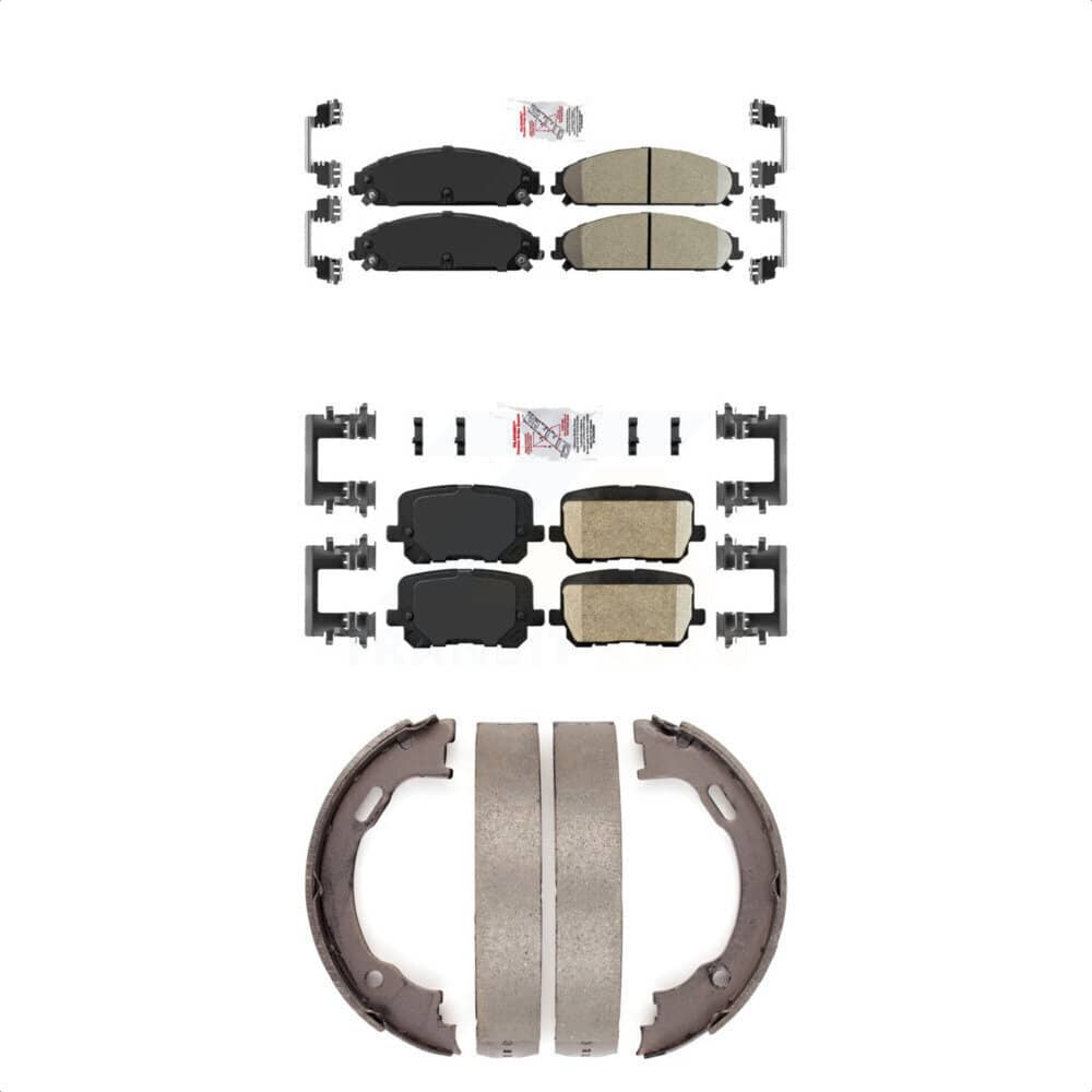 Transit Auto - KNN-100704 - Front and Rear Disc Brake Pad Kits