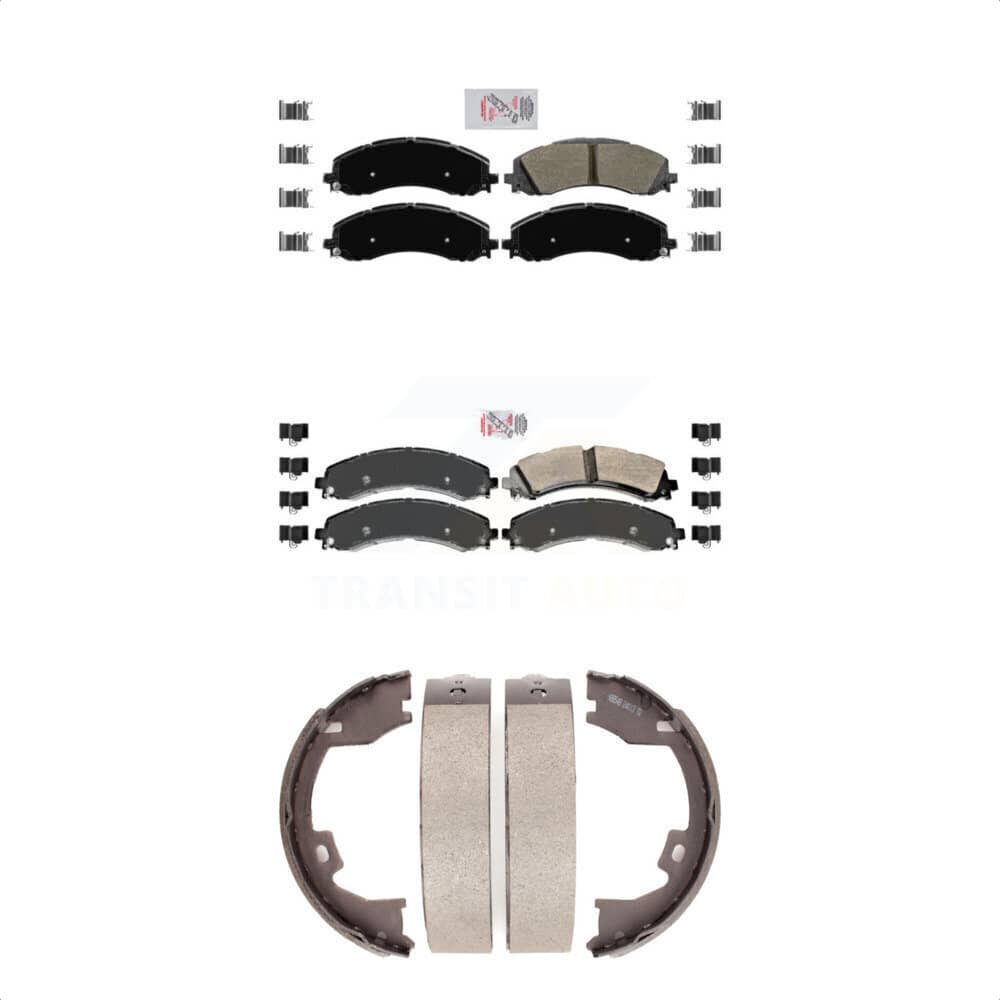 Transit Auto - KNN-100717 - Front and Rear Disc Brake Pad Kits