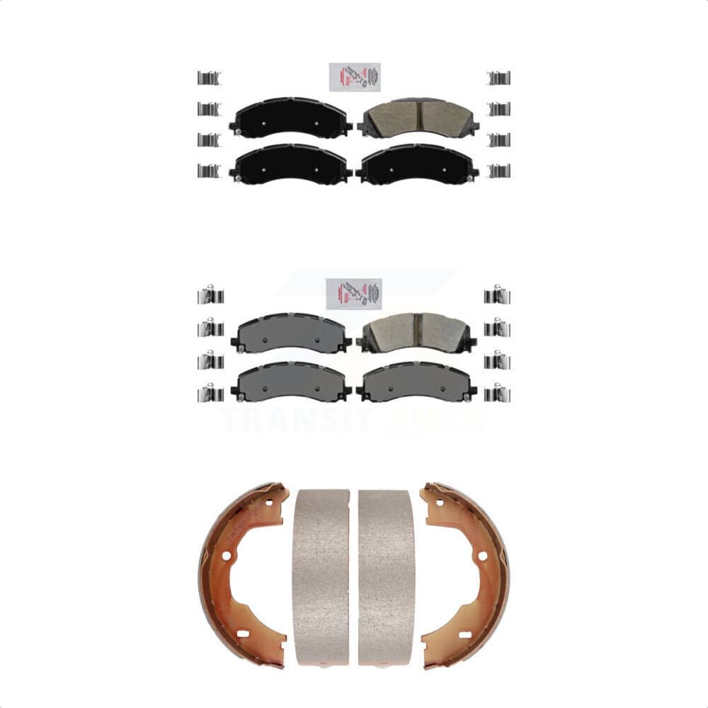 Transit Auto - KNN-100719 - Front and Rear Disc Brake Pad Kits