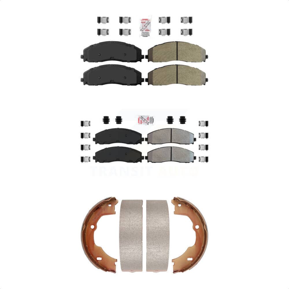 Transit Auto - KNN-100722 - Front and Rear Disc Brake Pad Kits