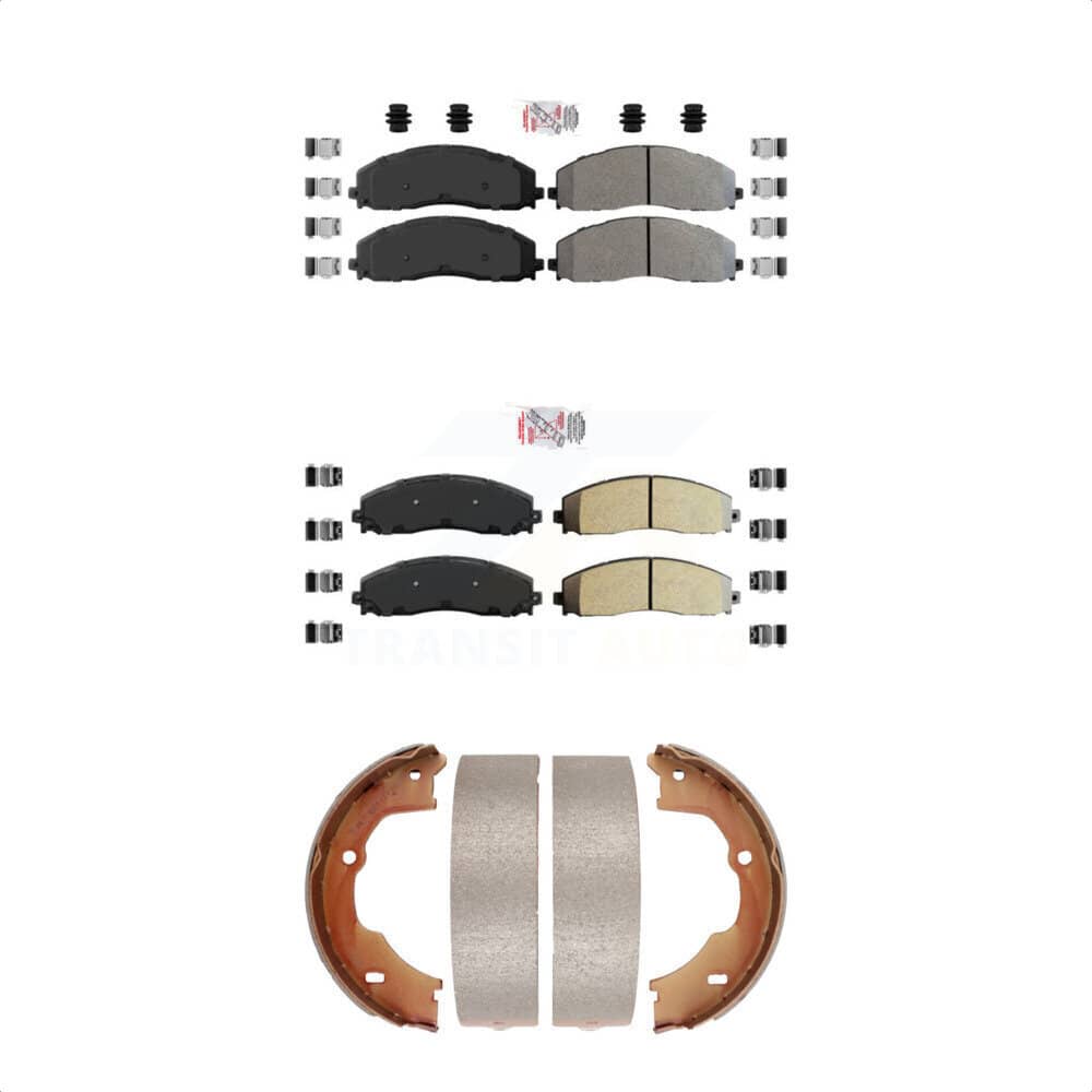Transit Auto - KNN-100725 - Front and Rear Disc Brake Pad Kits