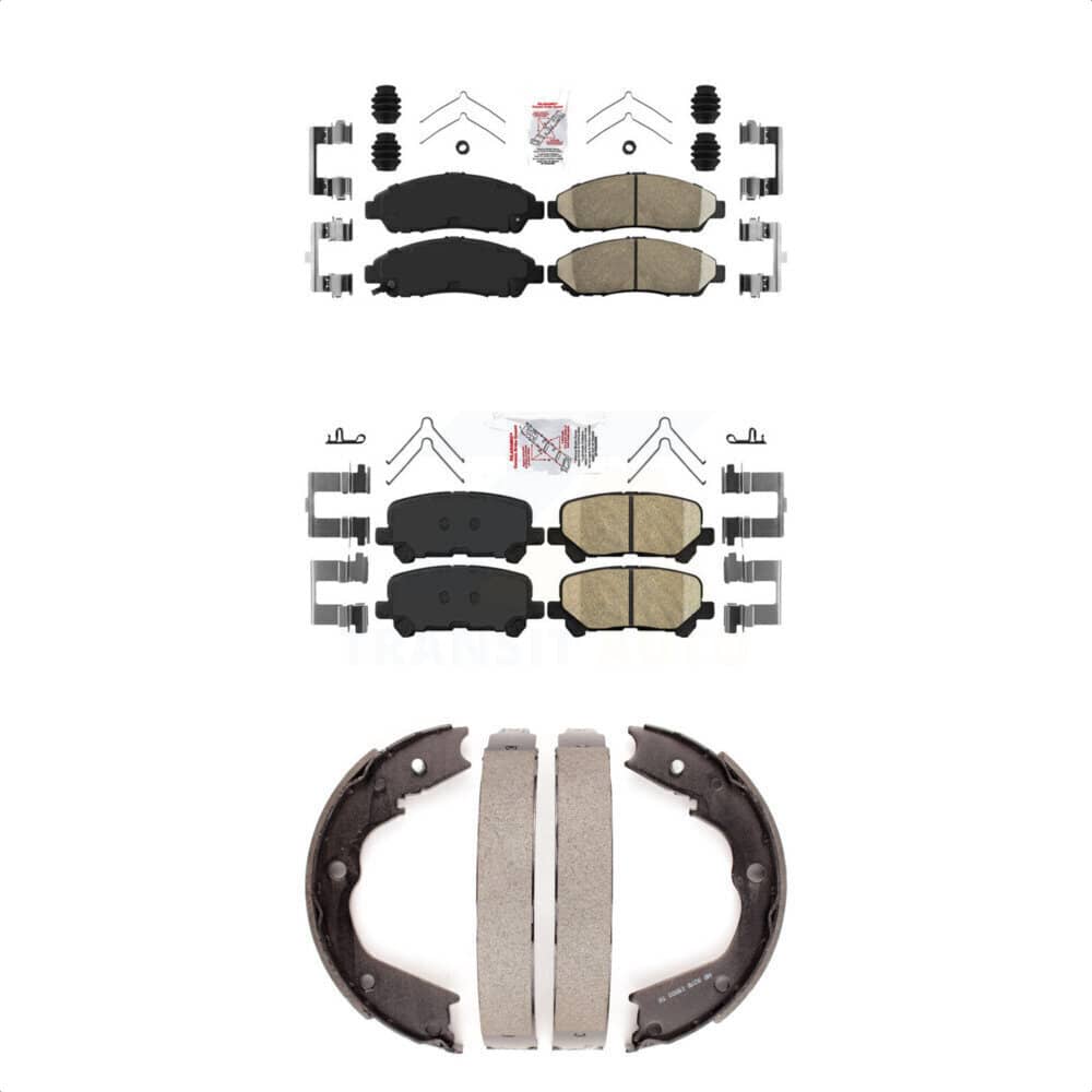 Transit Auto - KNN-100732 - Front and Rear Disc Brake Pad Kits