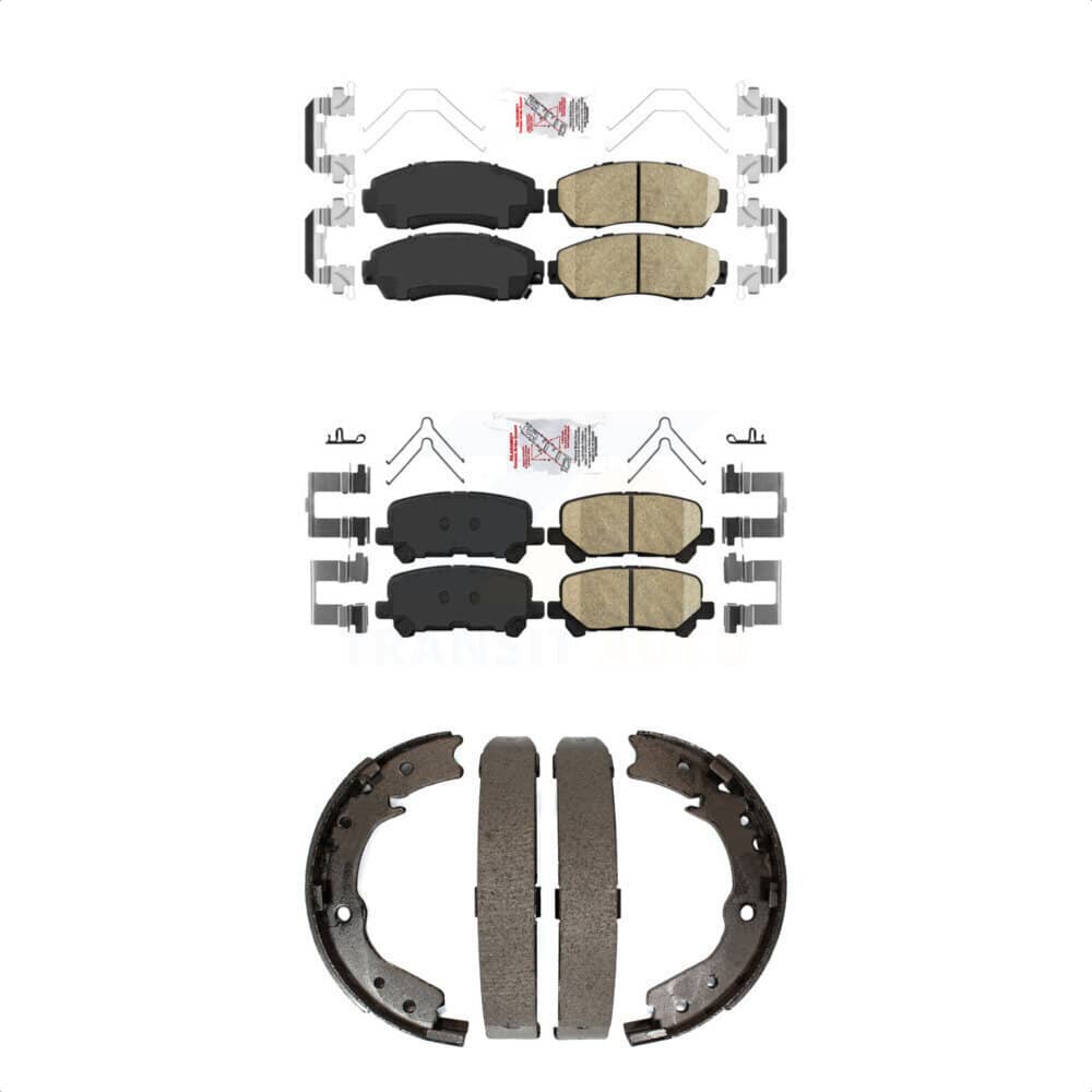 Transit Auto - KNN-100737 - Front and Rear Disc Brake Pad Kits