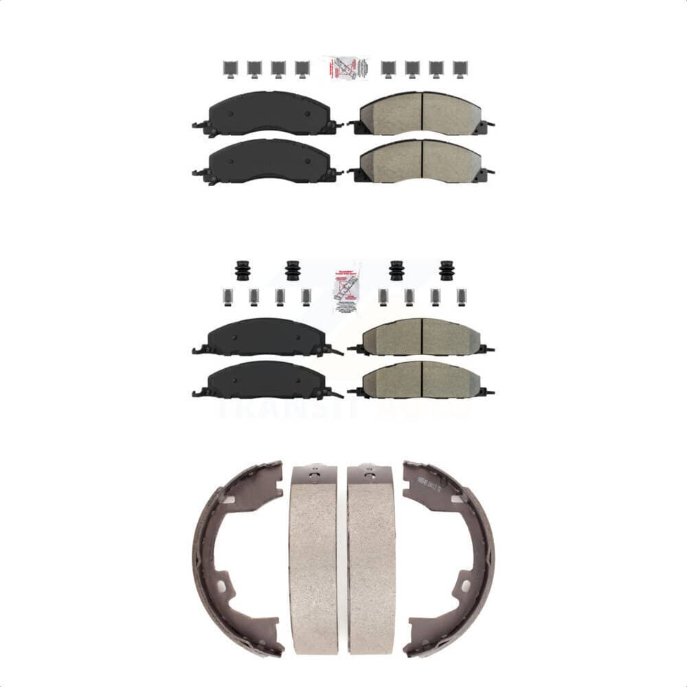 Transit Auto - KNN-100741 - Front and Rear Disc Brake Pad Kits