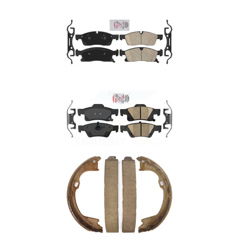 Transit Auto - KNN-100749 - Front and Rear Disc Brake Pad Kits