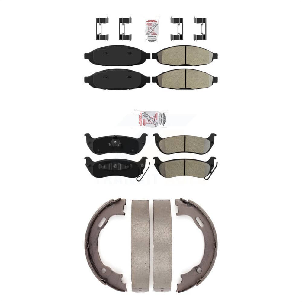 Transit Auto - KNN-100767 - Front and Rear Disc Brake Pad Kits