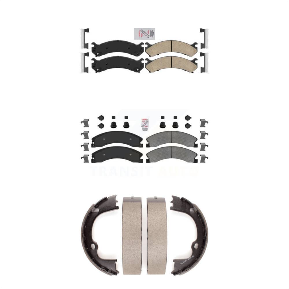Transit Auto - KNN-100773 - Front and Rear Disc Brake Pad Kits