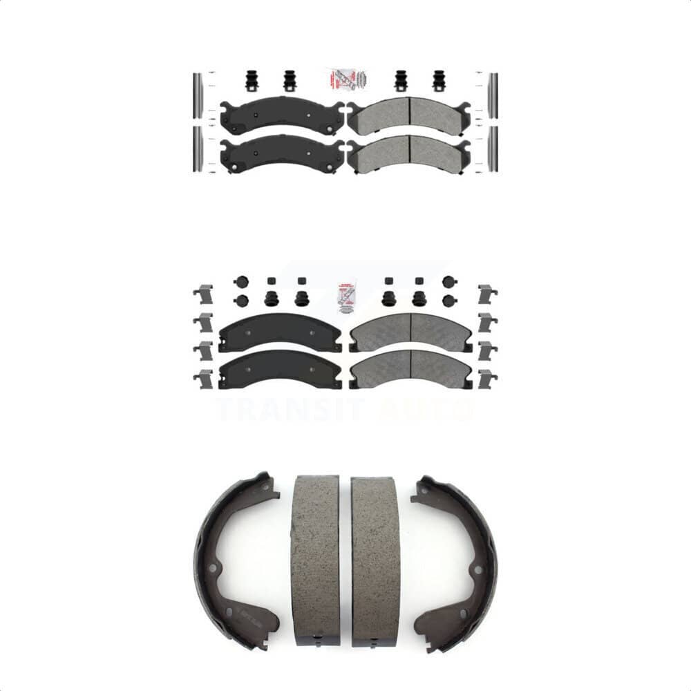 Transit Auto - KNN-100774 - Front and Rear Disc Brake Pad Kits