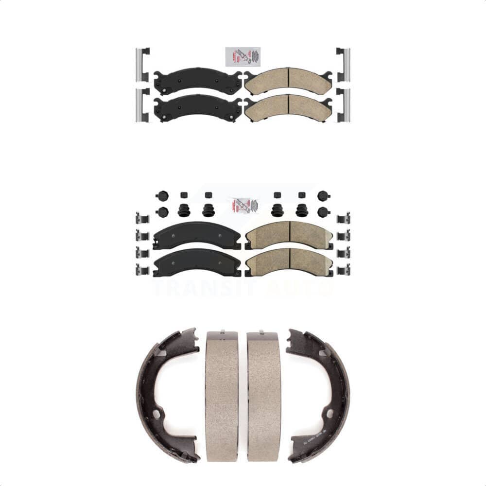 Transit Auto - KNN-100777 - Front and Rear Disc Brake Pad Kits