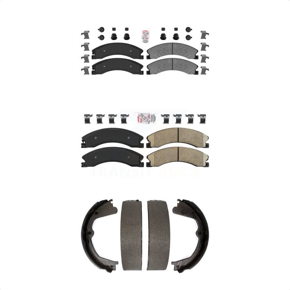 Transit Auto - KNN-100781 - Front and Rear Disc Brake Pad Kits